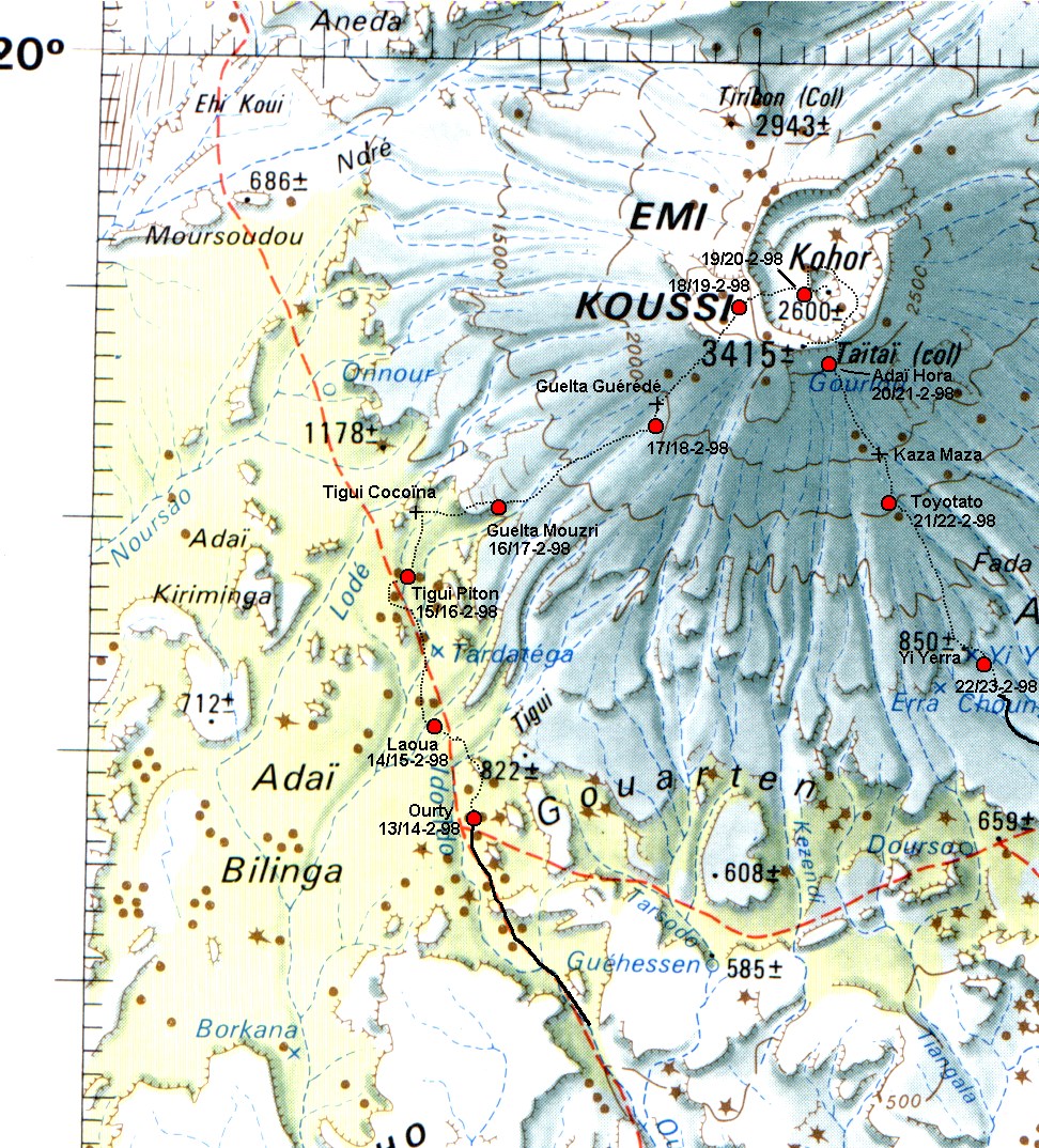 Carte de l’É:mi Koussi