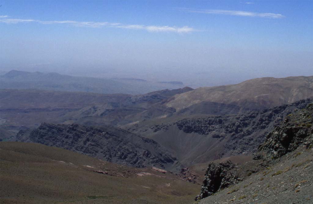 Vue sur la région du Dadès (1ᵉʳ août 1994)