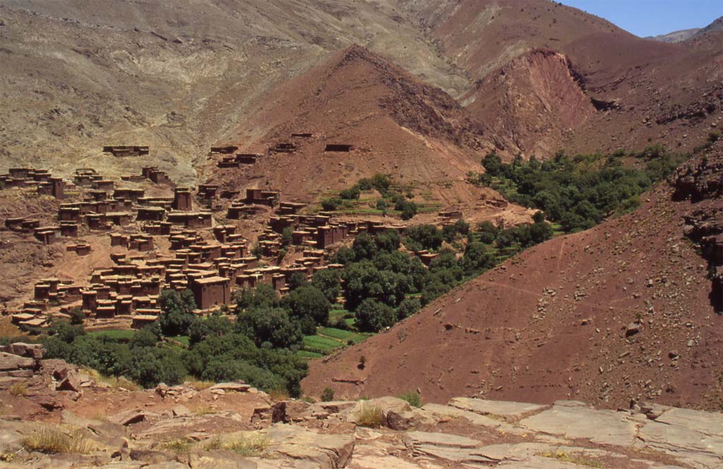 Le village de Megdaz, le 2 août 1994