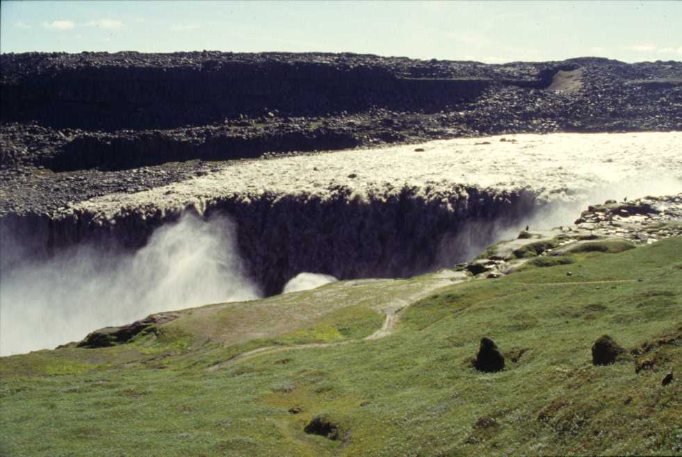 La chute de Dettifoss, le 6 août 1995