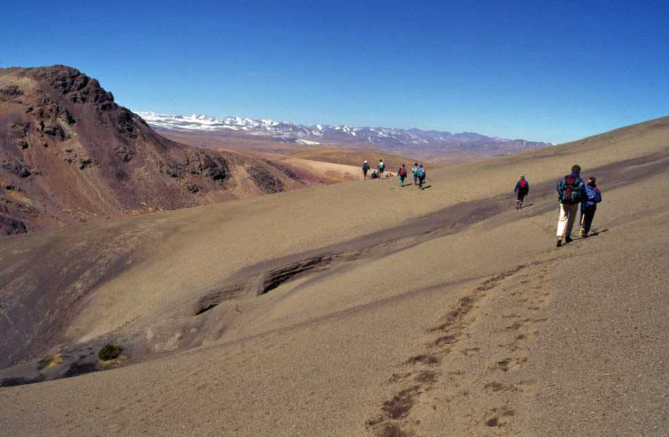 Paysage désertique des hauteurs de la laguna Ccasccana