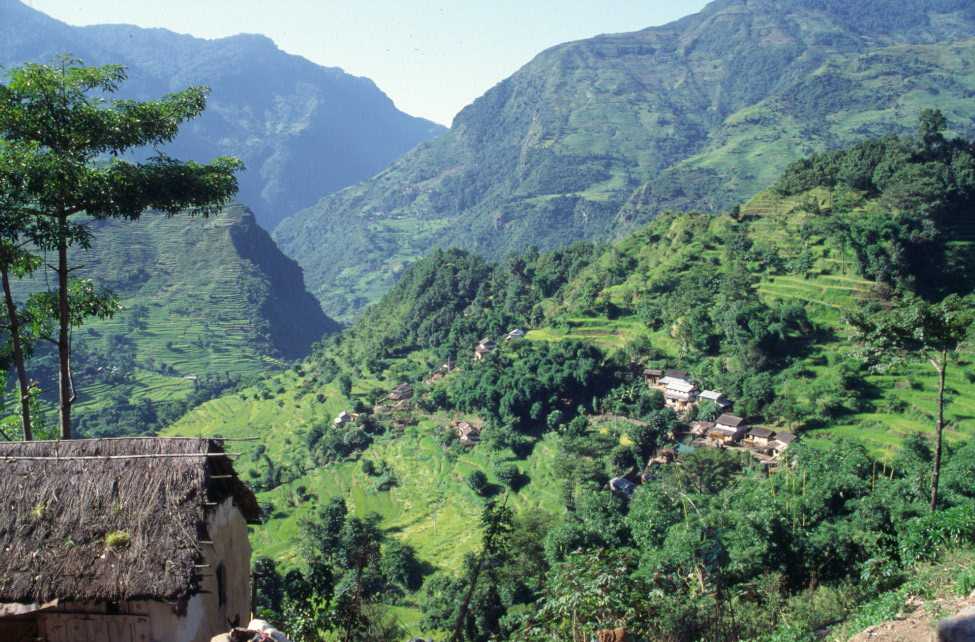 Le village de Bahundanda, le 13 octobre 1998