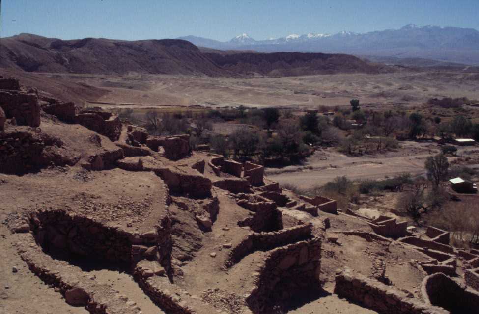 La forteresse inca de Quitor, le 23 août 2000