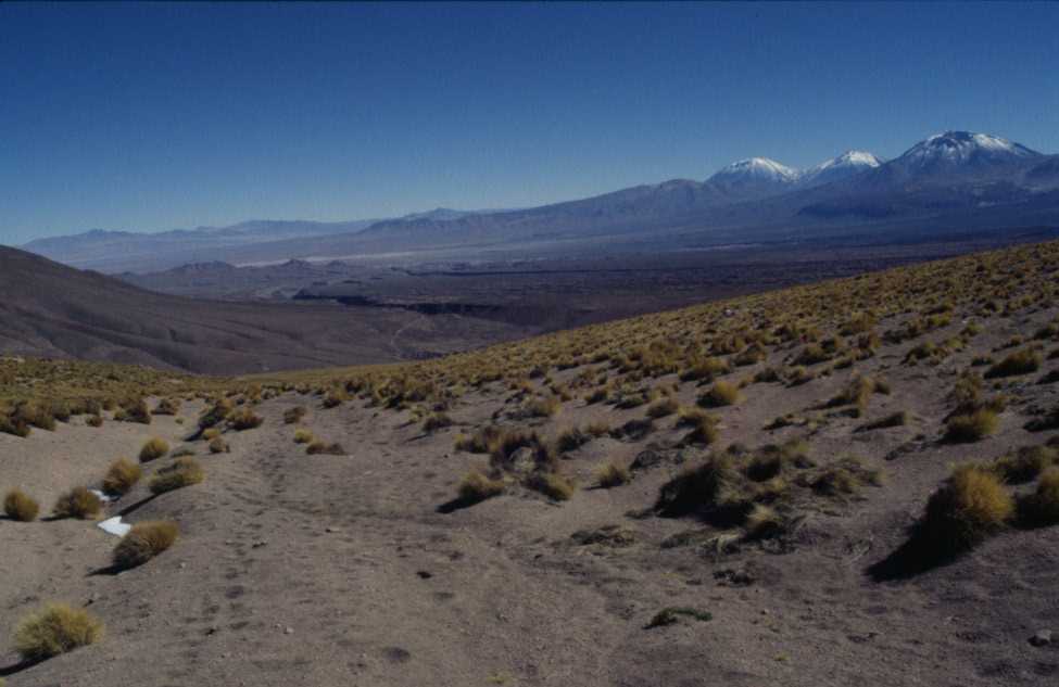 Descente en direction de Caspana, le 15 août 2000