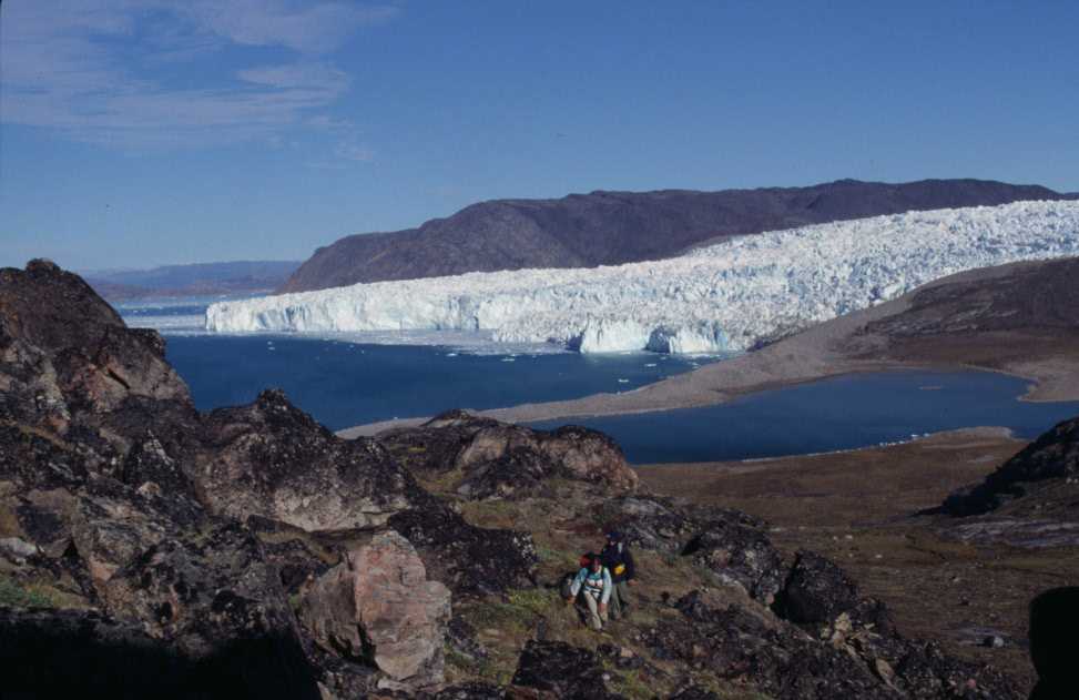 Pendant la montée en direction de l’Inlandsis, le 15 août 2002