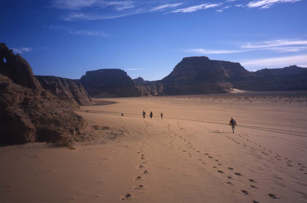 Arrivée au camp de Tin Lalène, le 17 février 2002