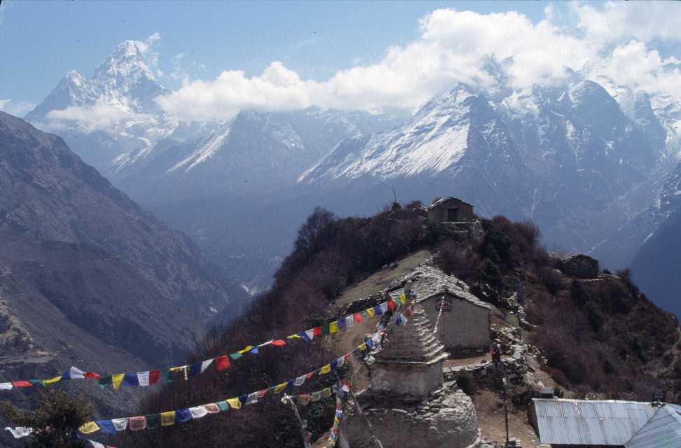 Le col du Mong-La, le 12 avril 2003