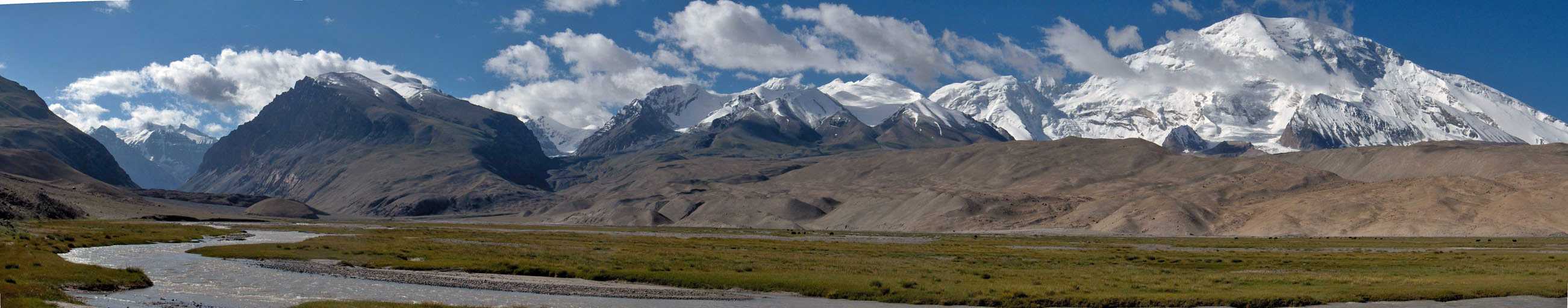 Le paysage à la hauteur de Toguzbulac, le 13 août 2005