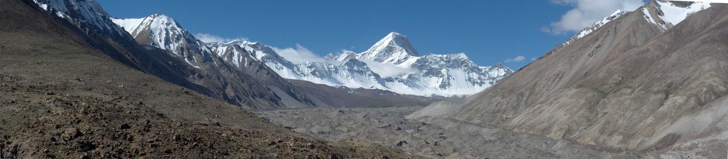 Le glacier de Kuksaï, le 14 août 2005