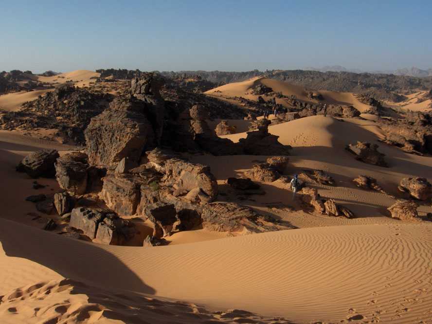 Paysage des environs de Tisras, le 5 mars 2006