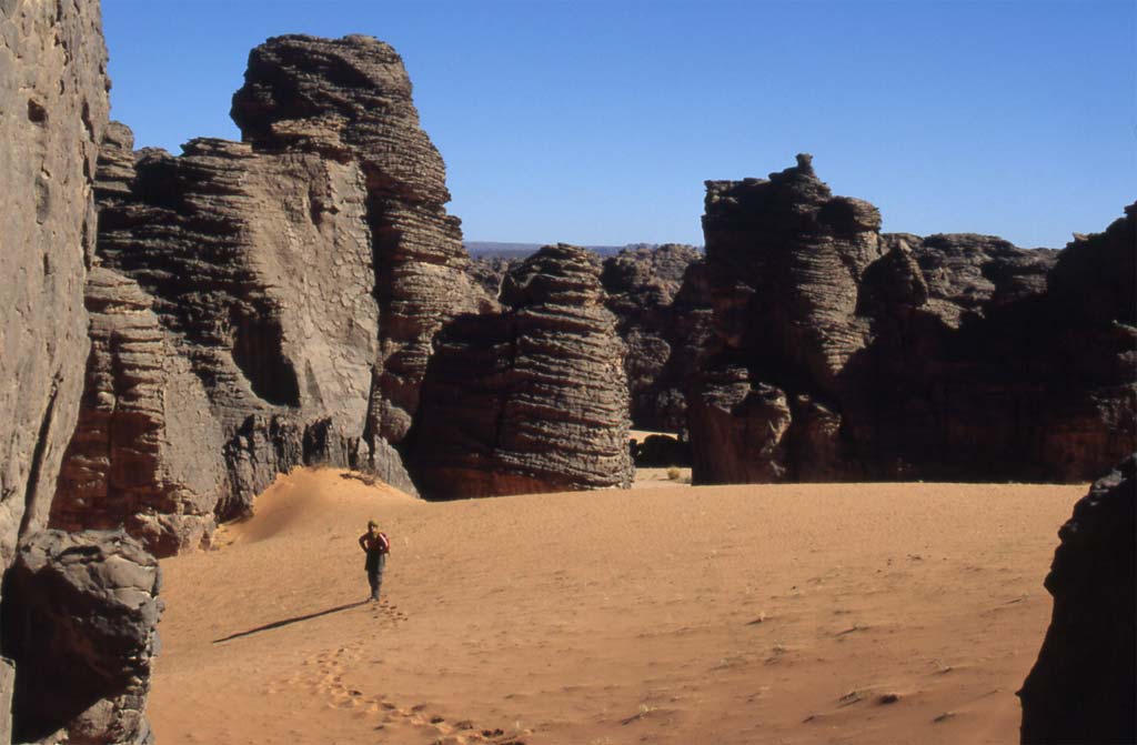 Formations de grès mêlées de sable, le 9 mars 2006