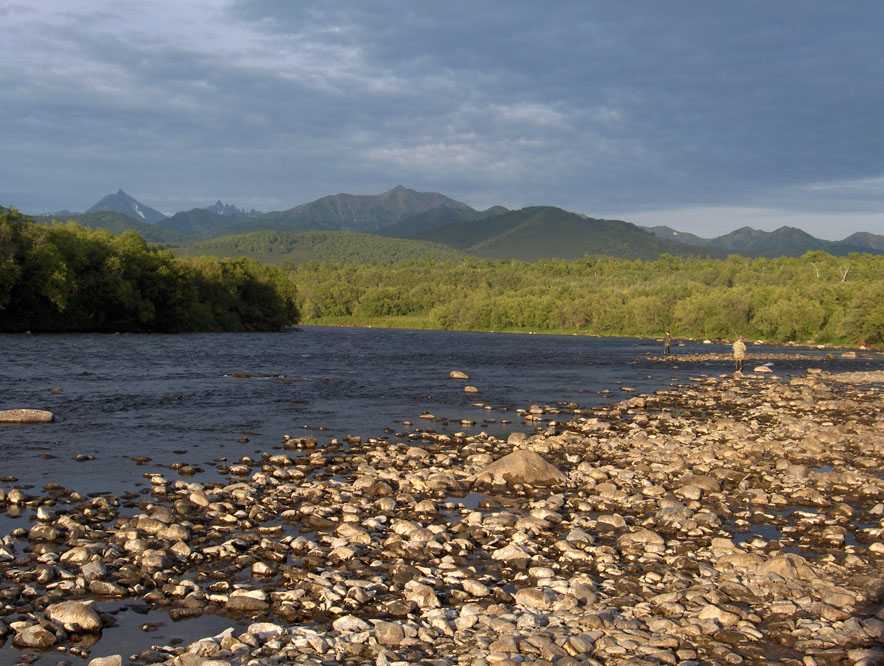 Sur les bords de la rivière Poperetchnaïa, le 11 août 2006