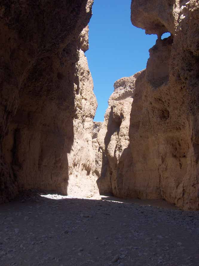 Le cañon de Sesriem, le 31 décembre 2006