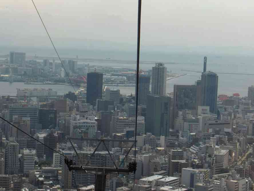 Kobé vue depuis le télécabine de Shin-Kobe