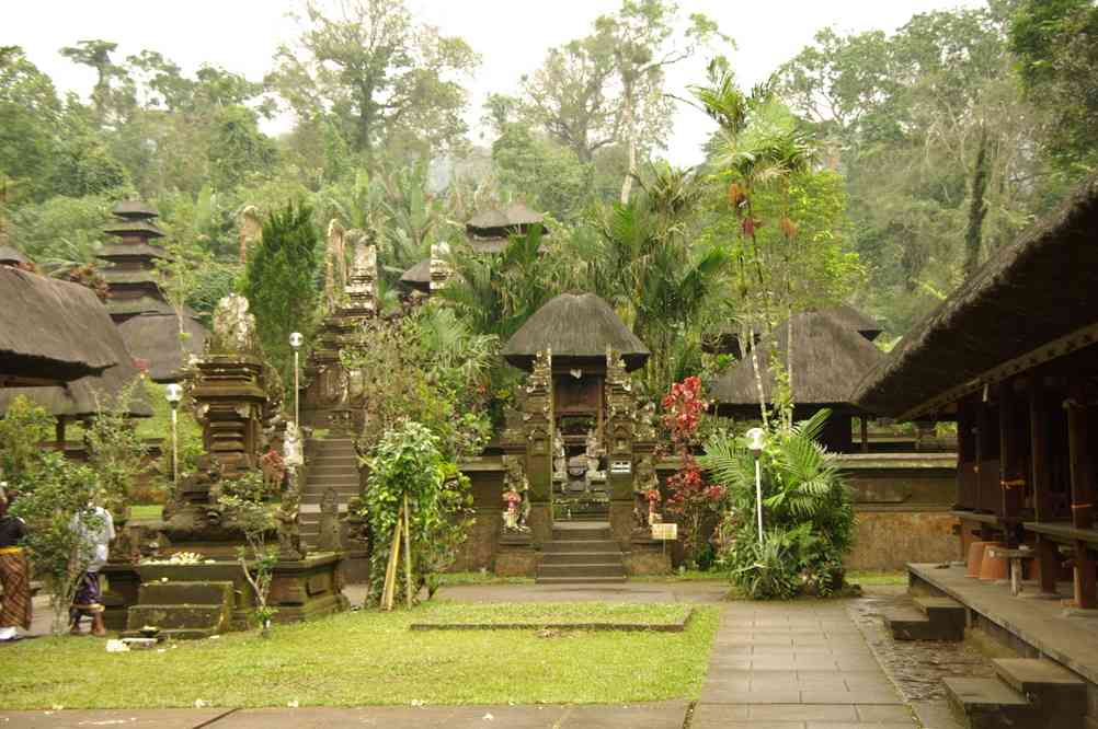 Vue générale du temple de Pura Luhur Batukau, le 6 juillet 2007