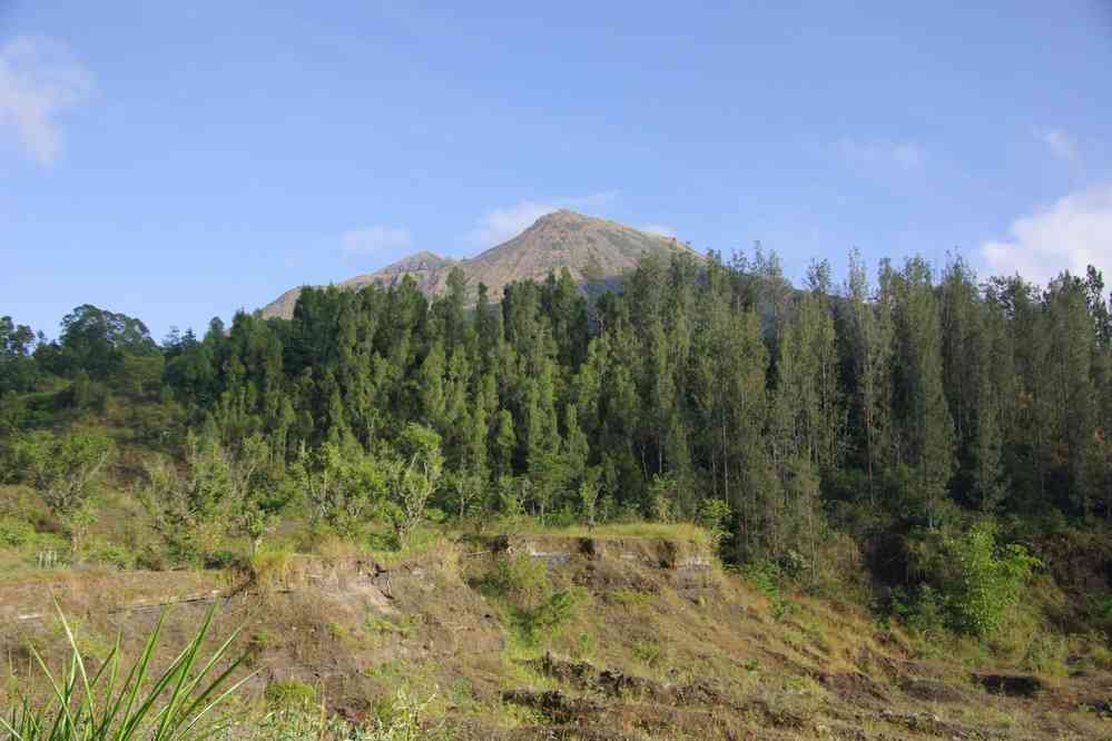 Le Batur vers 9h du matin, le 8 juillet 2007