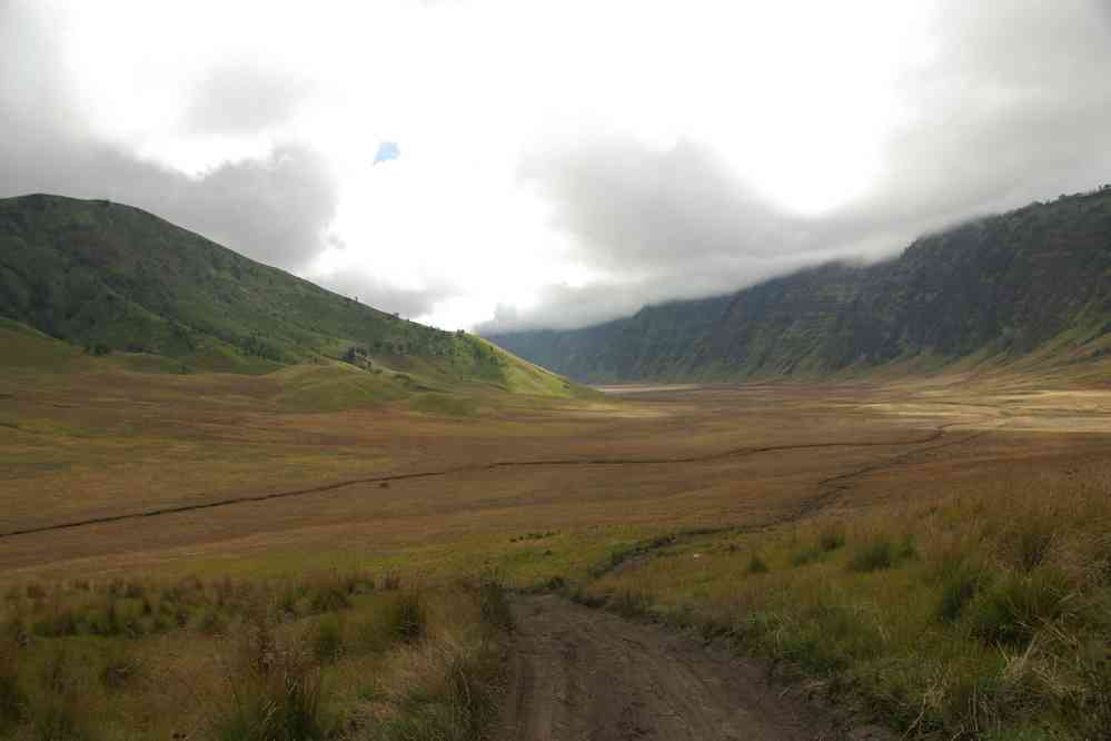 Parcours en jeep depuis la caldeira du Tengger, le 18 juillet 2007