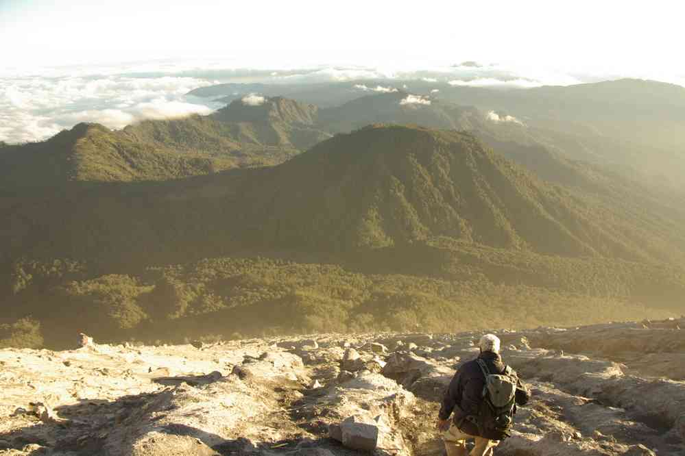 Redescente du Semeru, le 20 juillet 2007