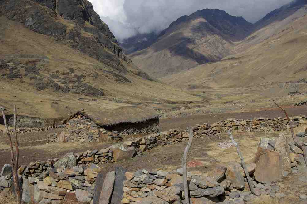 Descente du col Illampu, le 3 août 2008