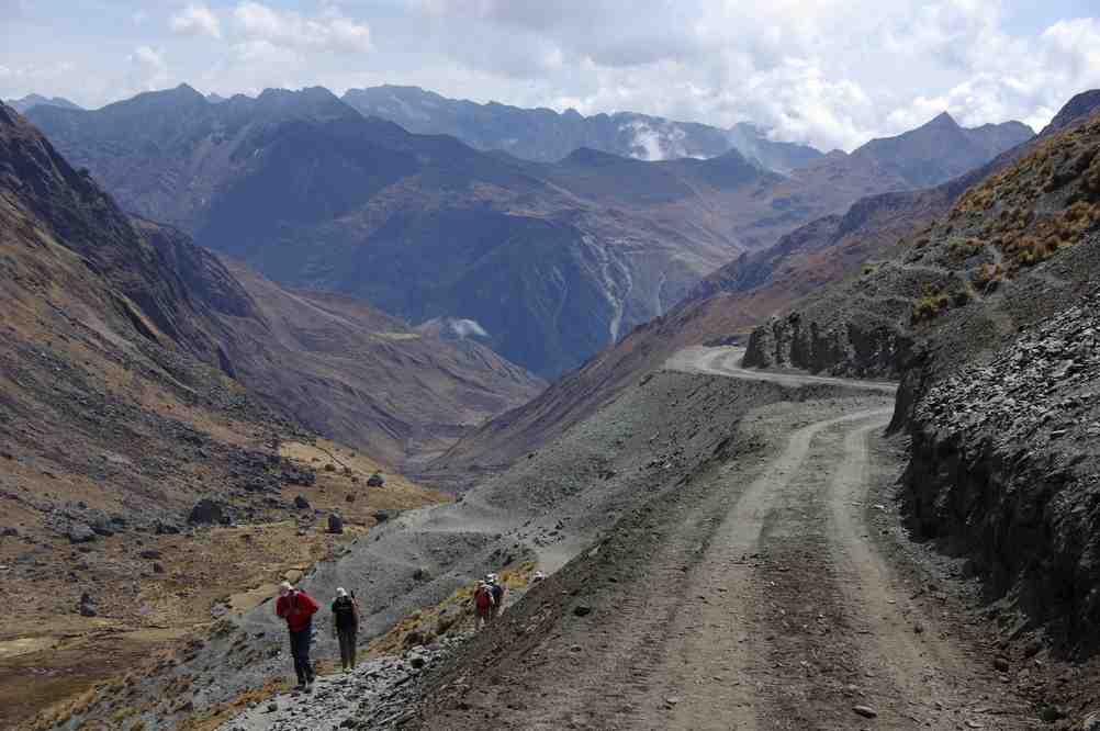 Montée vers le col Sarani, le 5 août 2008