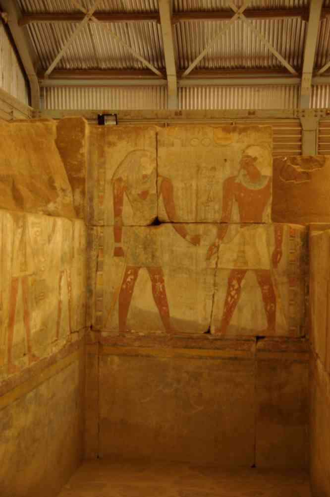 Temple de Buhen au musée de Khartoum, le 28 dévembre 2008