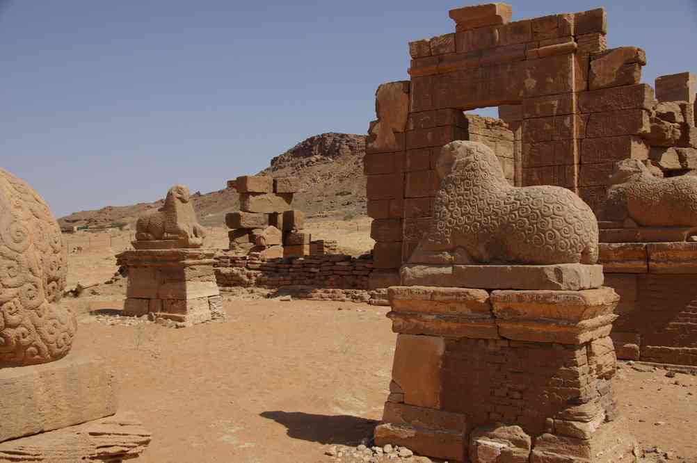 Le temple d’Amon à Naqa, le 29 décembre 2008