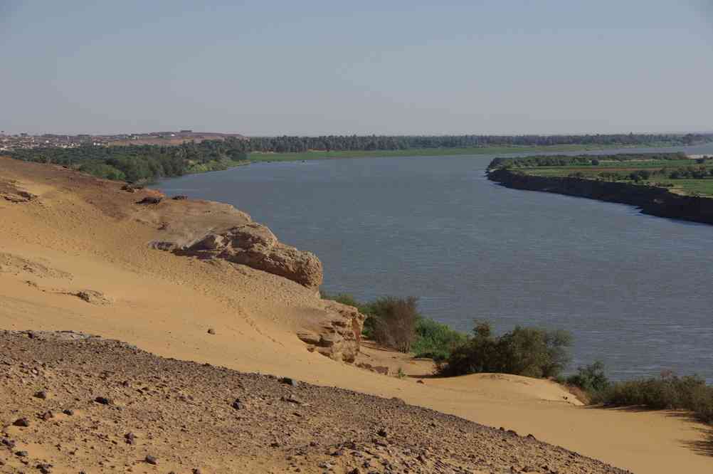 Le site de l’ancienne Dongola, le 3 janvier 2009