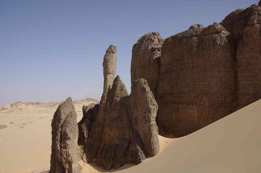 Vue depuis la « dune qui chante », le 5 février 2010