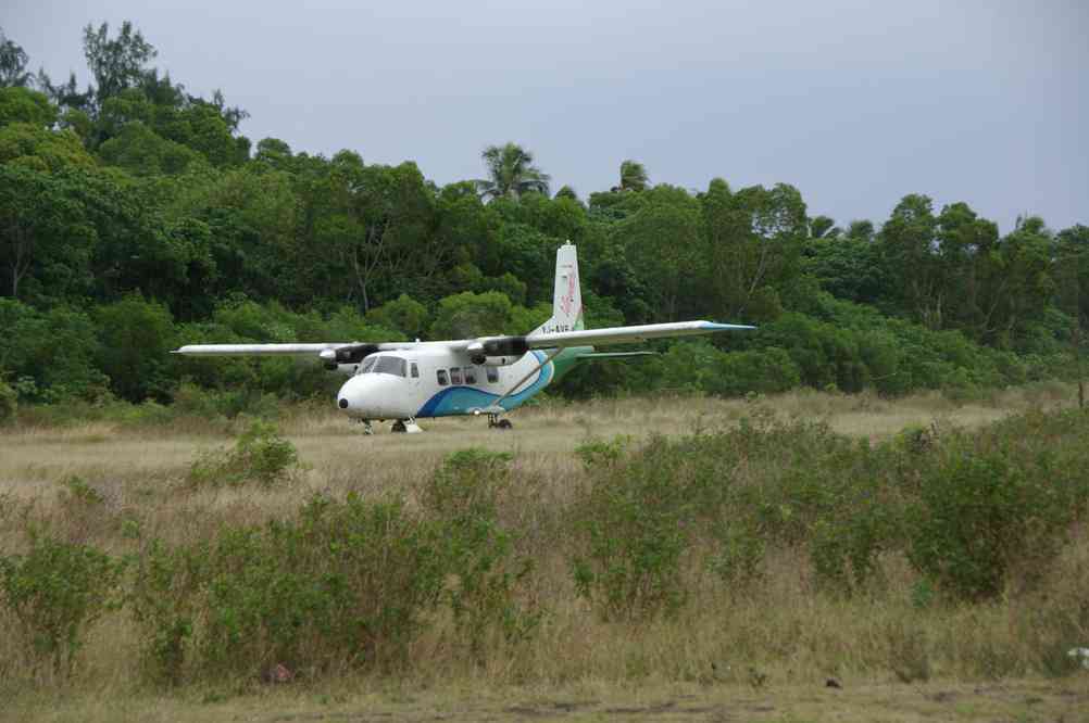 Notre avion redécolle de Craig Cove (14 août 2011)