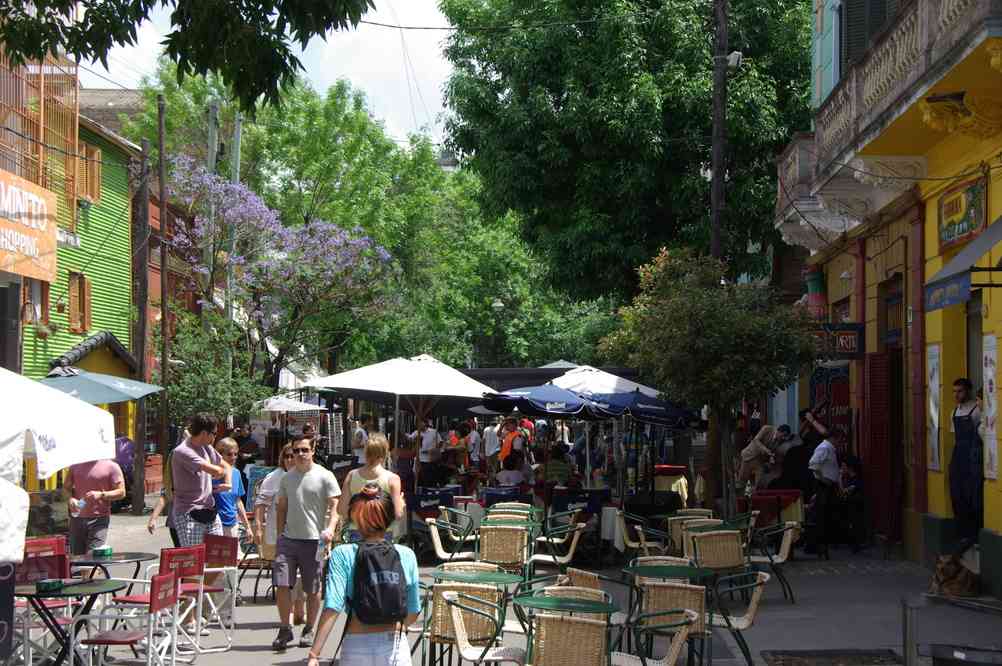 Buenos Aires, Caminito (quartier de la Boca), le 6 novembre 2012