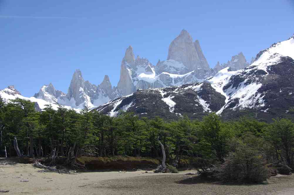 Le massif du Fitz Roy, le 10 novembre 2012