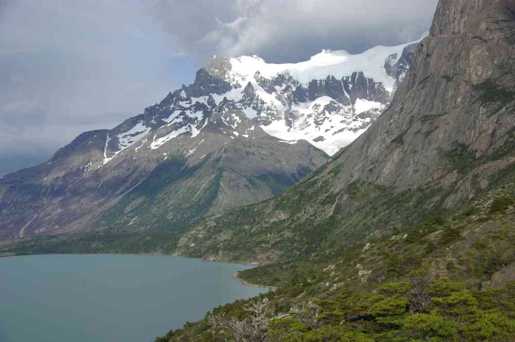 Au-dessus du lac Nordenskjöld, le 20 novembre 2012