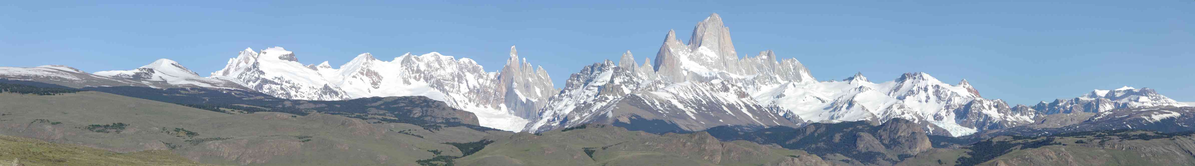 Le massif du Fitz Roy photographié depuis la route d’El Chaltén, le 12 novembre 2012