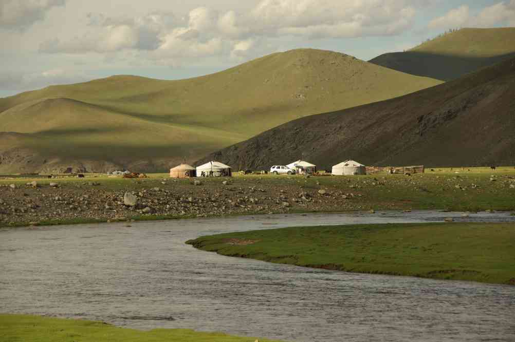 Emplacement de notre camp près de Tchuluut (Чулуут), le 8 août 2013