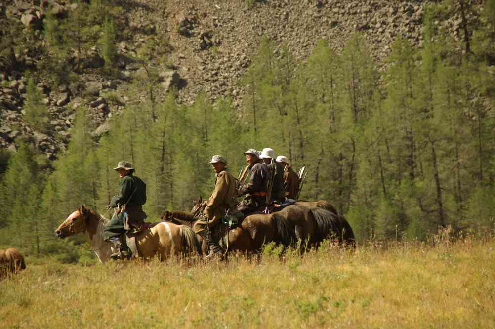 Chasseurs partis à la chasse au loup, le 13 août 2013