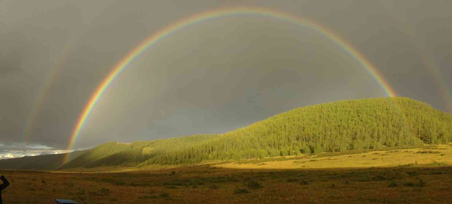 Mon plus bel arc-en-ciel en 30 voyages !, le 15 août 2013