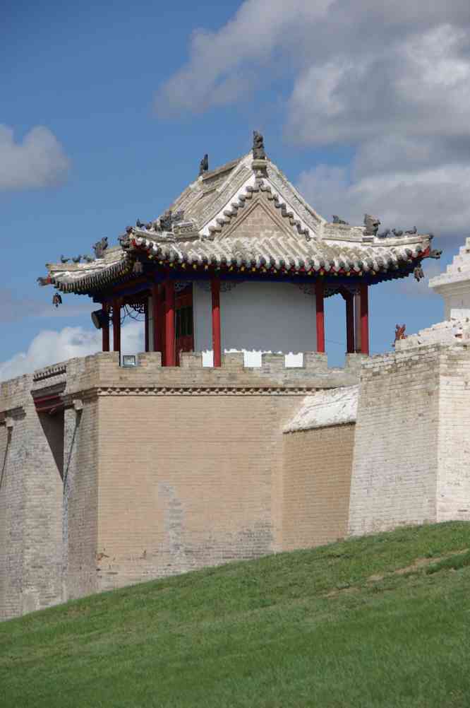 Détail des murailles du monastère de Karakorum (Хар Хорум), le 21 août 2013