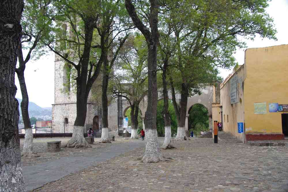 Tlaxcala, clocher de la cathédrale, le 19 janvier 2016