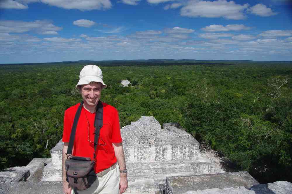 Calakmul (la forêt vue de la structure II), le 24 janvier 2016