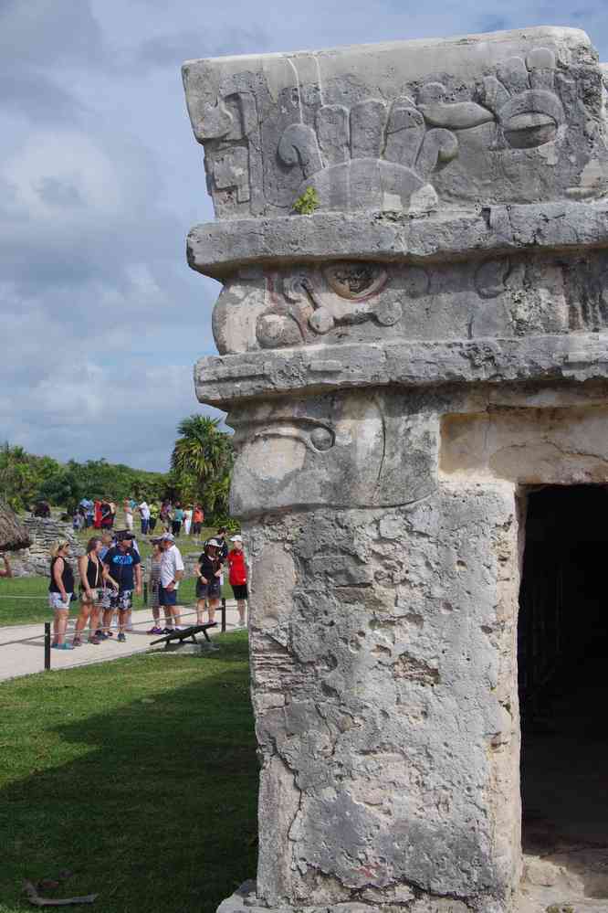 Tulum (temple des fresques), le 26 janvier 2016