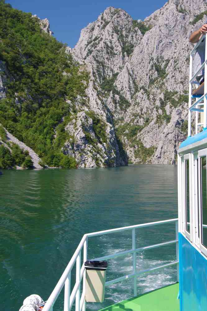 Traversée sur le lac Koman, le 12 juillet 2016