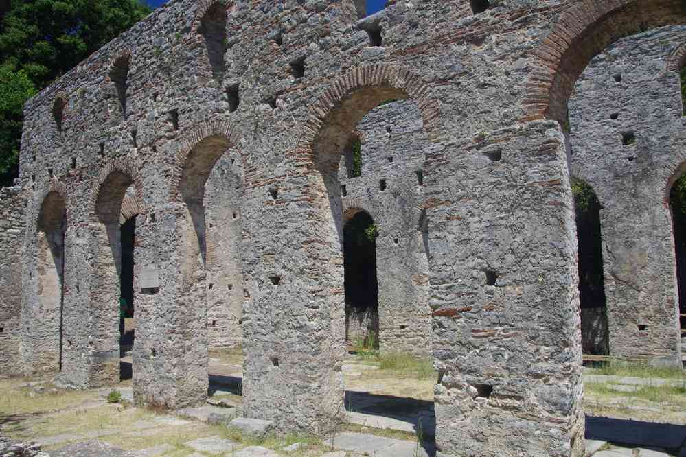 Butrint (Buthrote (Buthrotum), Βουθρωτόν), basilique, le 21 juillet 2016