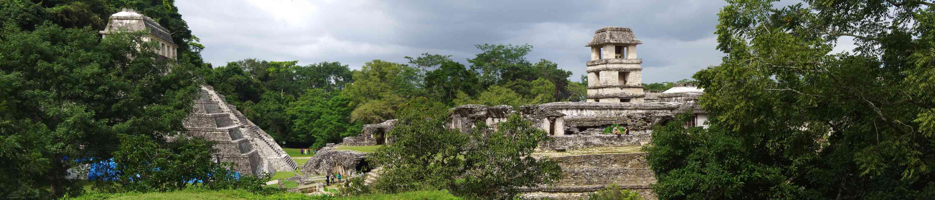 Palenque (panoramique), le 23 janvier 2016