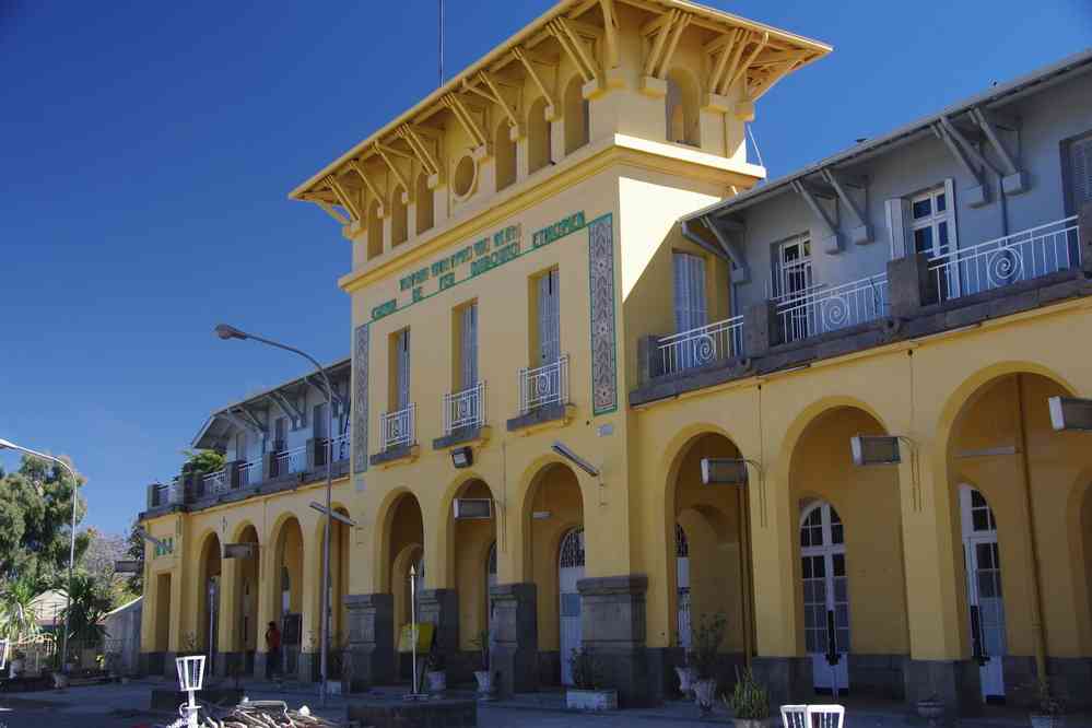 Ancienne gare de chemin de fer de la ligne de Djibouti à Addis-Abeba (አዲስ አበባ), le 8 janvier 2017