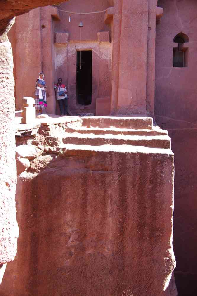 Lalibela (ላሊበላ), église Bete Gabriel Rufael (ቤተ ገብርኤል ወሩፋኤል), le 9 janvier 2017