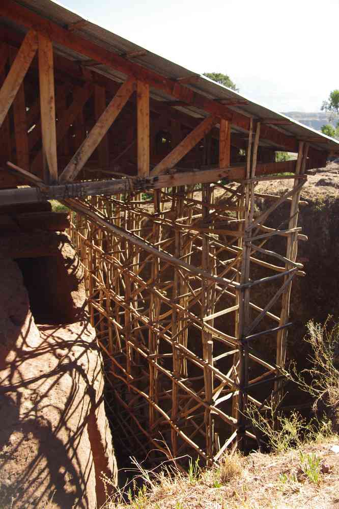 Lalibela (ላሊበላ), église Bieta Emmanuel (ቤተ አማኑኤል), le 9 janvier 2017