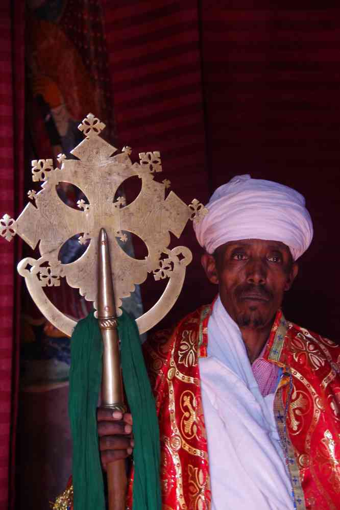 Lalibela (ላሊበላ), église Bieta Mercurios (ቤተ መርቆሬዎስ), le 9 janvier 2017