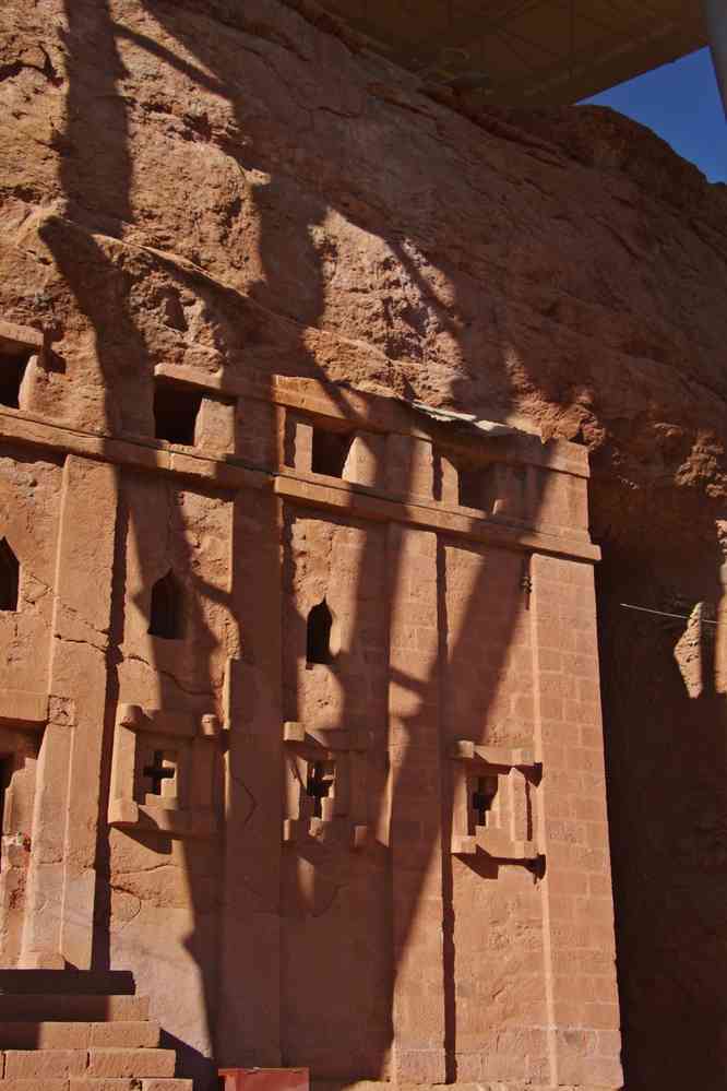 Lalibela (ላሊበላ), église Bete Aba Libanos (ቤተ አባ ሊባኖስ), le 9 janvier 2017