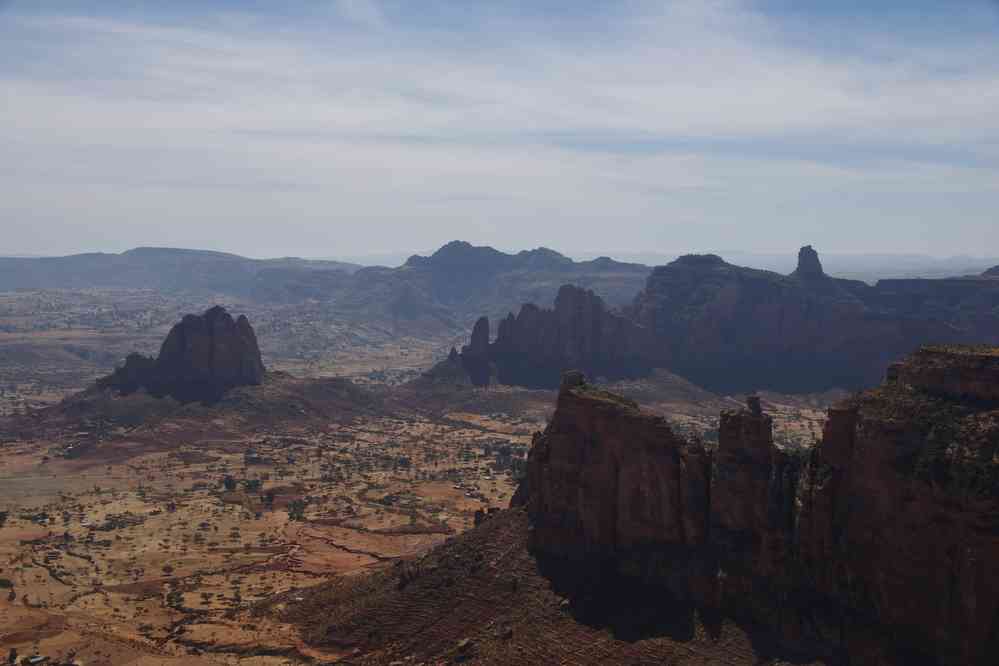 Vue depuis l’église de Daniel Korkor, le 14 janvier 2017