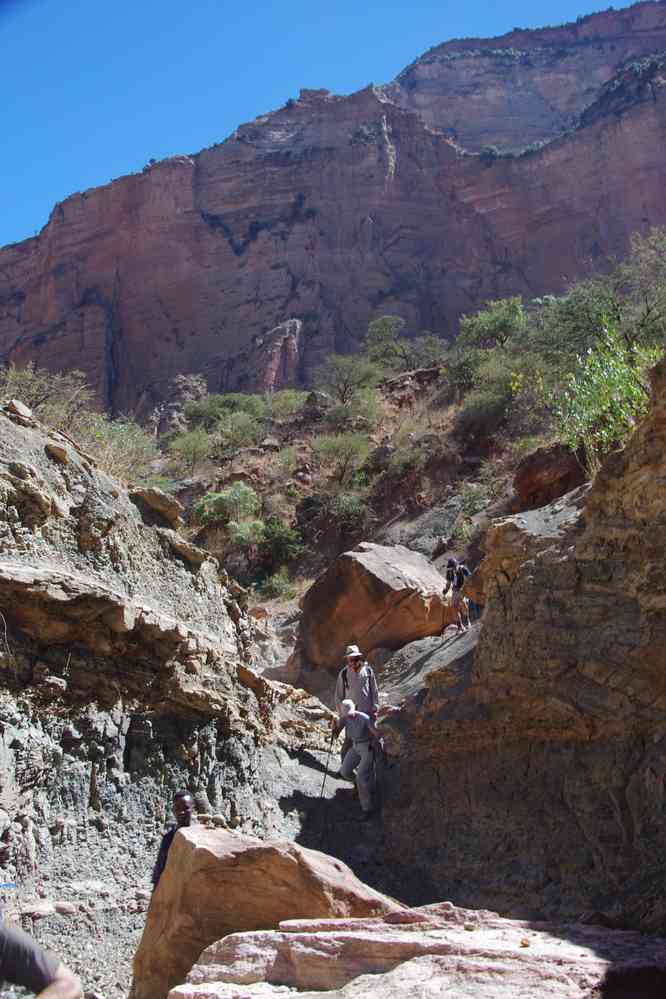 Fin du trek dans le Guéralta, le 14 janvier 2017